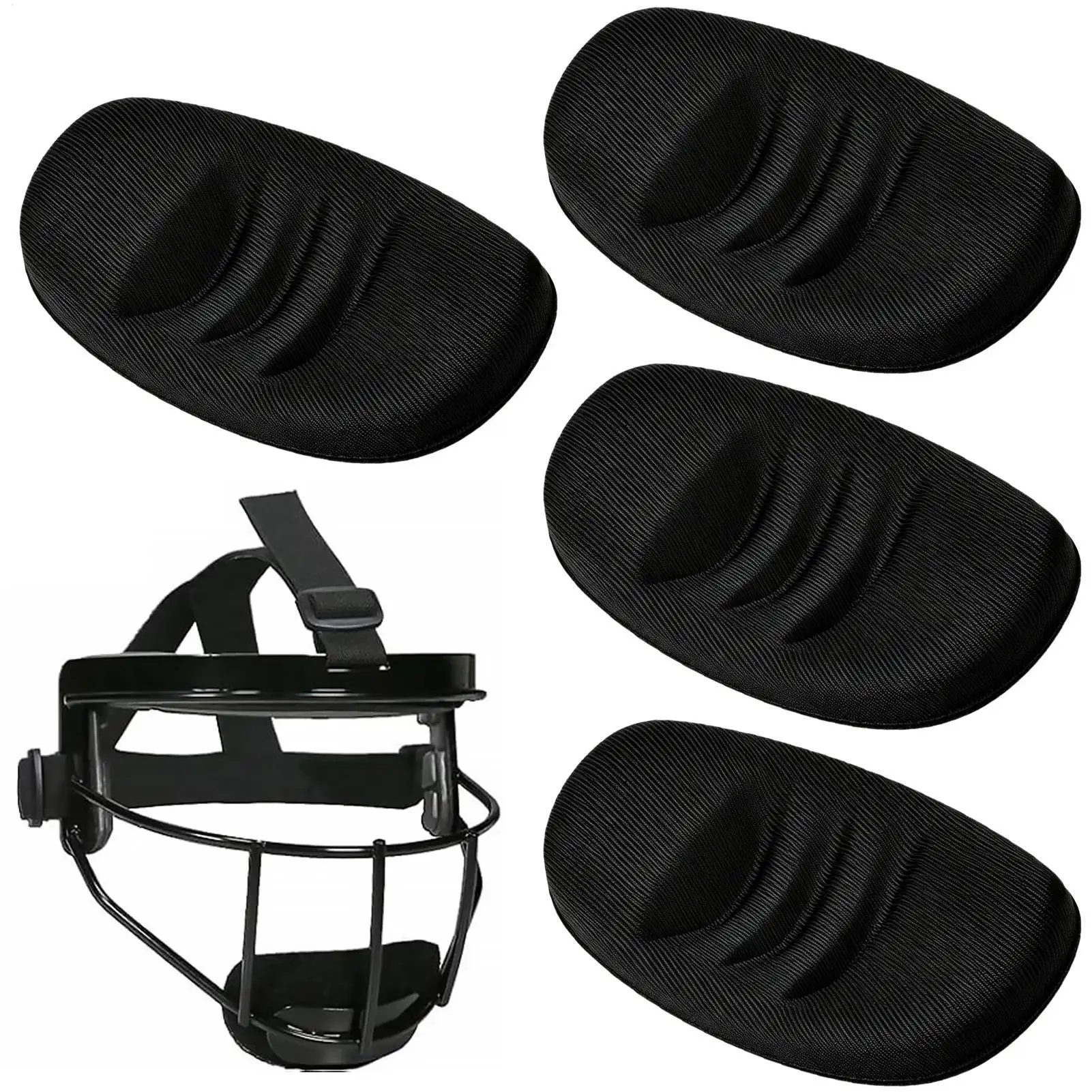Softball Face Guard Padding EVA Soft 4 Pieces Absorbent Replacement Chin Pad For Teenagers Women Adults Student Athletes Family
Softball Face Guard Padding EVA Soft 4 Pieces Absorbent Replacement Chin Pad For Teenagers Women Adults Student Athletes Family
