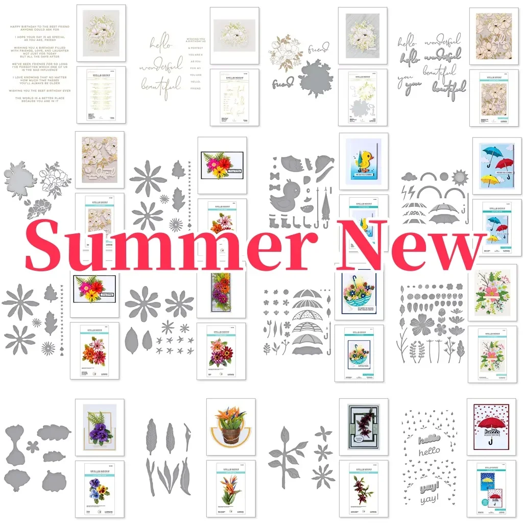 2026 Summer New Blooms Umbrella Rain Shine Metal Cutting Dies Hot Foil DIY Scrapbook Handcraft Paper Card Album Craft Template
2026 Summer New Blooms Umbrella Rain Shine Metal Cutting Dies Hot Foil DIY Scrapbook Handcraft Paper Card Album Craft Template