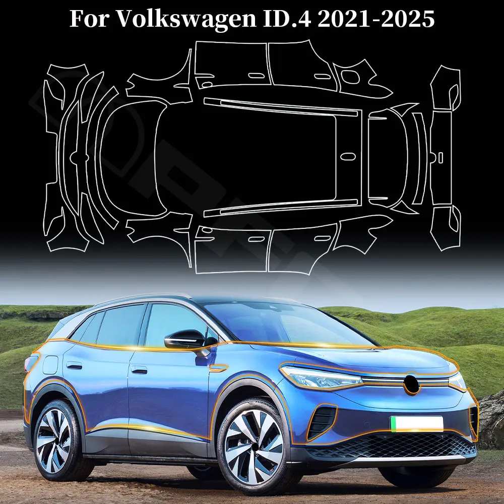 PPF TPU for Volkswagen ID.4 VW 2021 2022 2023 2024 Precut Paint Protection Film Body Clear Bra TPU Transparent Cars Accessories
PPF TPU for Volkswagen ID.4 VW 2021 2022 2023 2024 Precut Paint Protection Film Body Clear Bra TPU Transparent Cars Accessories