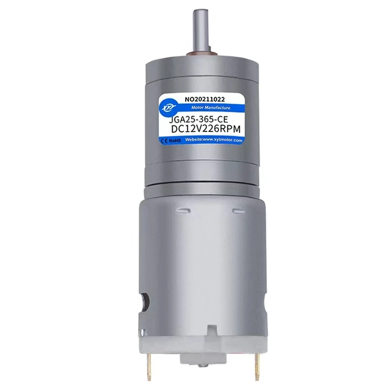 JGA25 365 miniature DC motor 6V12V24V forward and reverse adjustable speed motor
JGA25 365 miniature DC motor 6V12V24V forward and reverse adjustable speed motor