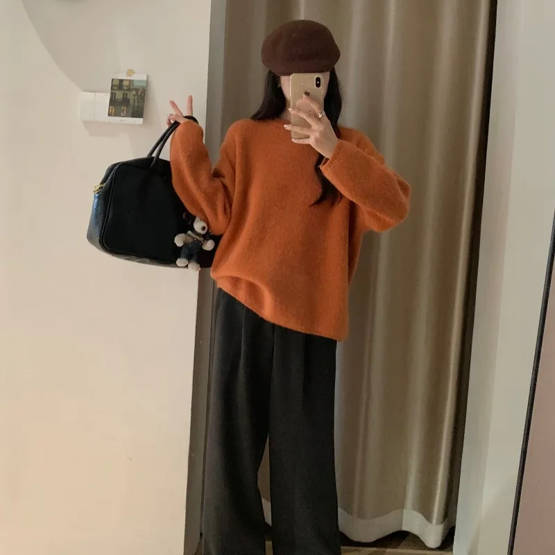 Мягкий уютный женский вязаный свитер свободного покроя на голову из искусственного меха осень-зима модный теплый длинный свеч круглый Ne
Мягкий уютный женский вязаный свитер свободного покроя на голову из искусственного меха осень-зима модный теплый длинный свеч круглый Ne