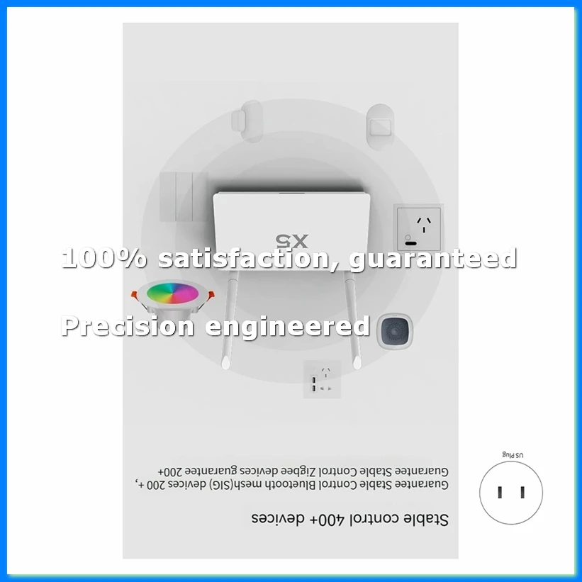 Tuya Smart Zigbee 3.0 Bluetooth Multi-Mode Gateway HUB with Strong Signal Smart Home Gateway for US Plug-A49I
Tuya Smart Zigbee 3.0 Bluetooth Multi-Mode Gateway HUB with Strong Signal Smart Home Gateway for US Plug-A49I