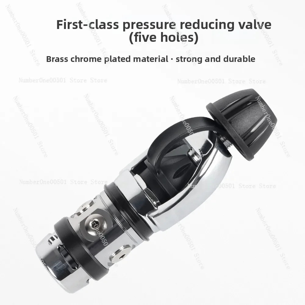 5 Port First Stage Regulator Scuba Diving Breathing Apparatus Second Stage with Tank Pressure Control
5 Port First Stage Regulator Scuba Diving Breathing Apparatus Second Stage with Tank Pressure Control