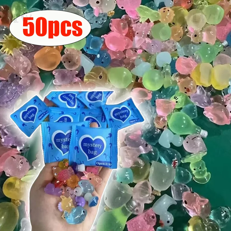 50pcs Surprise Blind Bags Luminous Animal Mushroom Figurines Miniature Mystery Bag Children's Diy Gift Home Desktop Decorations
50pcs Surprise Blind Bags Luminous Animal Mushroom Figurines Miniature Mystery Bag Children's Diy Gift Home Desktop Decorations