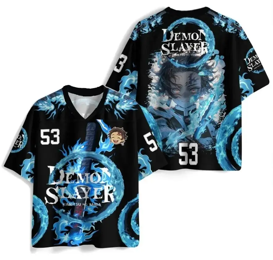 Summer 2026 Demon Slayer Tanjiro Kazamon Theme Sports Jersey 3D Print Breathable Quick-drying T-shirt Male/Female Top Y2k
Summer 2026 Demon Slayer Tanjiro Kazamon Theme Sports Jersey 3D Print Breathable Quick-drying T-shirt Male/Female Top Y2k