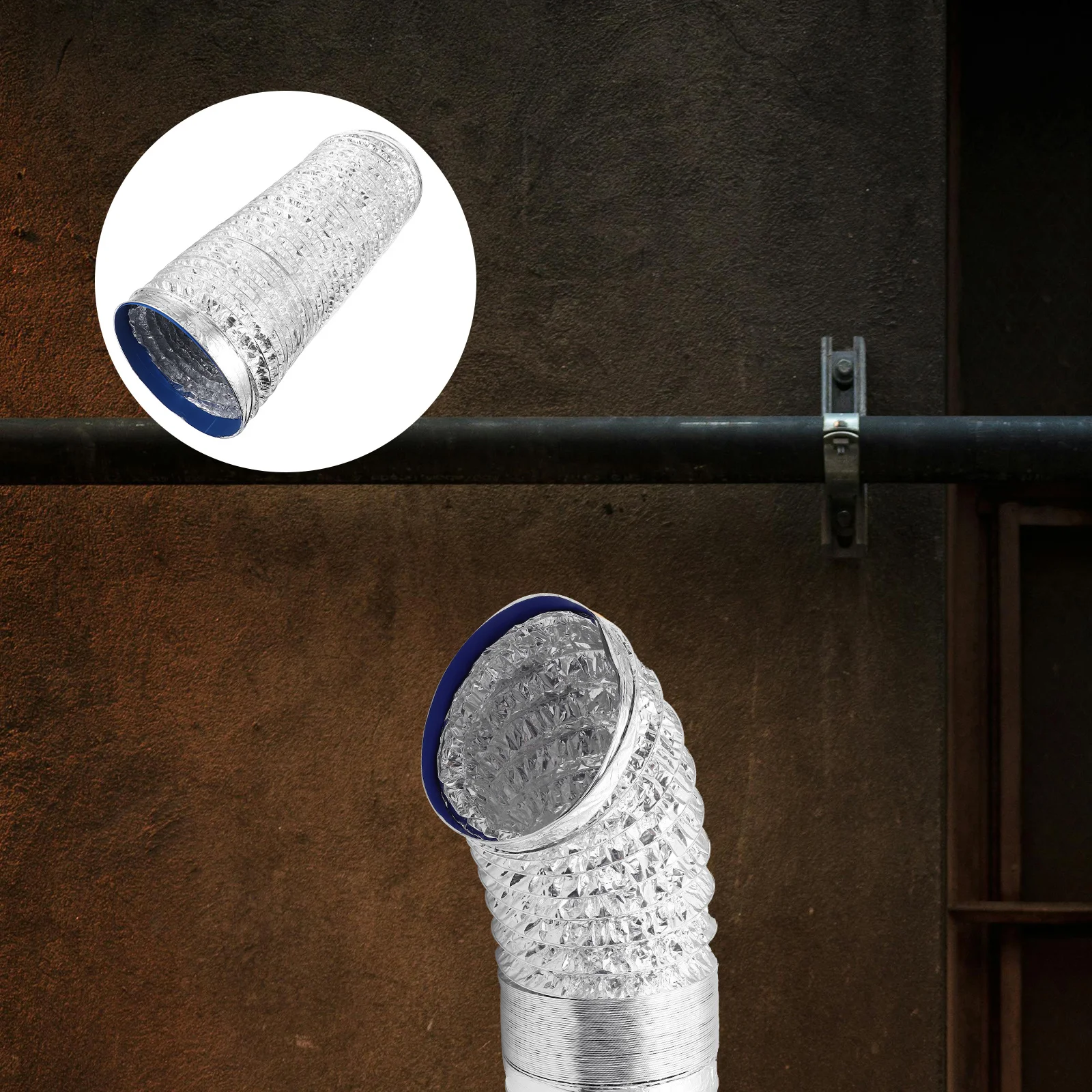 Огнестойкий воздуховод из алюминиевой фольги, диаметр 100 мм, длина 1 м, гибкие вентиляционные каналы для сушилки для теплиц Hvac
Огнестойкий воздуховод из алюминиевой фольги, диаметр 100 мм, длина 1 м, гибкие вентиляционные каналы для сушилки для теплиц Hvac