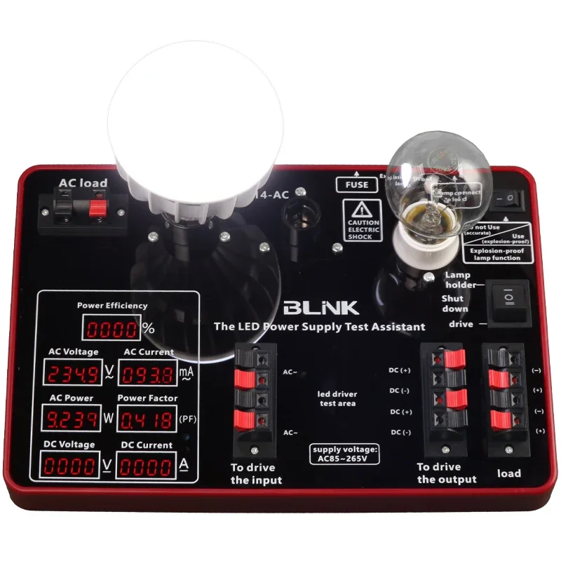 4/7/10 Headers Display LED Power Drive Tester Lighting Aging Lamp Meter Bulb Test Equipment Test Assistant
4/7/10 Headers Display LED Power Drive Tester Lighting Aging Lamp Meter Bulb Test Equipment Test Assistant