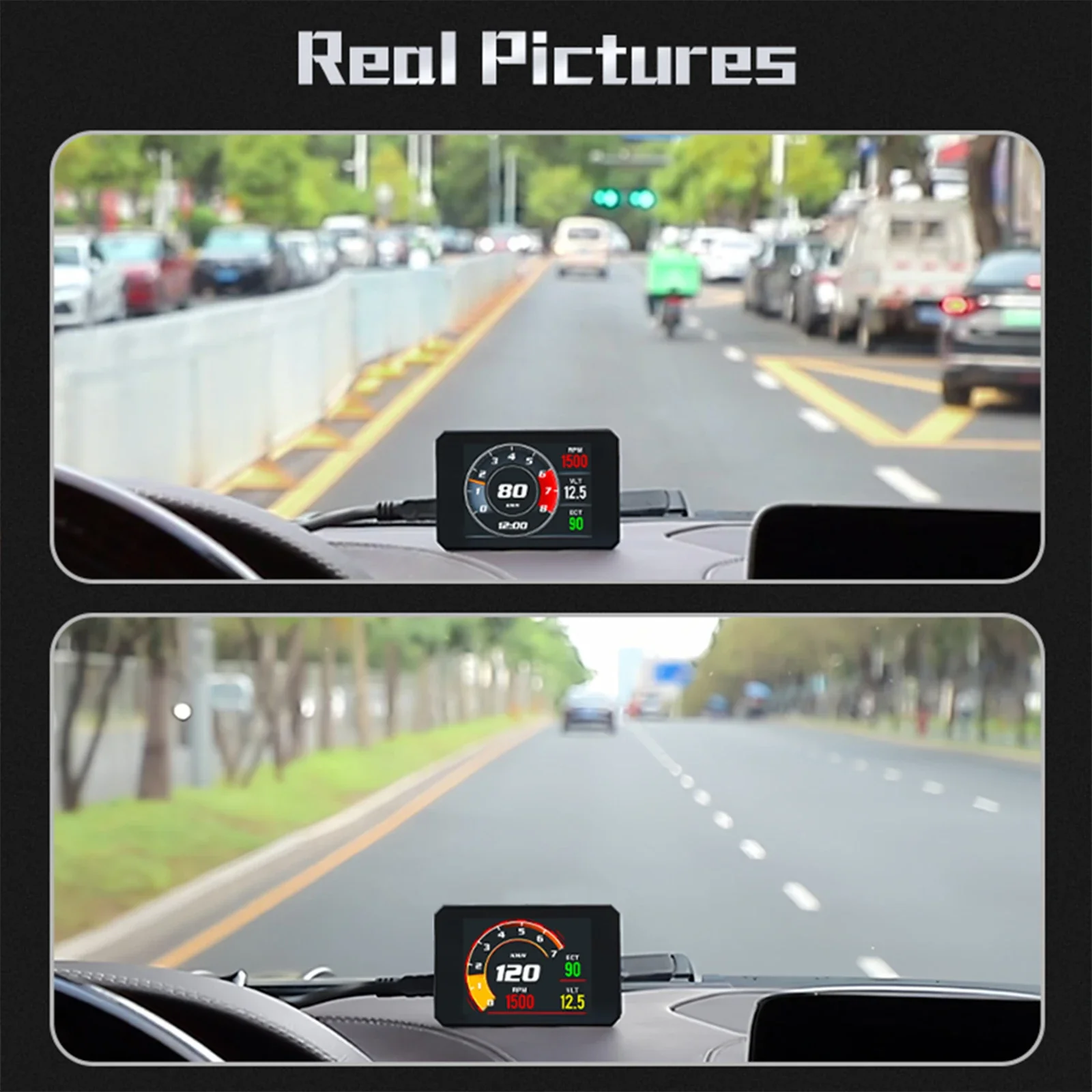 Head Up Display HUD Display P16 OBD OBD2 Head Up Display Car Digital Speedometer Water Temp RPM Car Speed Security Alarm
Head Up Display HUD Display P16 OBD OBD2 Head Up Display Car Digital Speedometer Water Temp RPM Car Speed Security Alarm