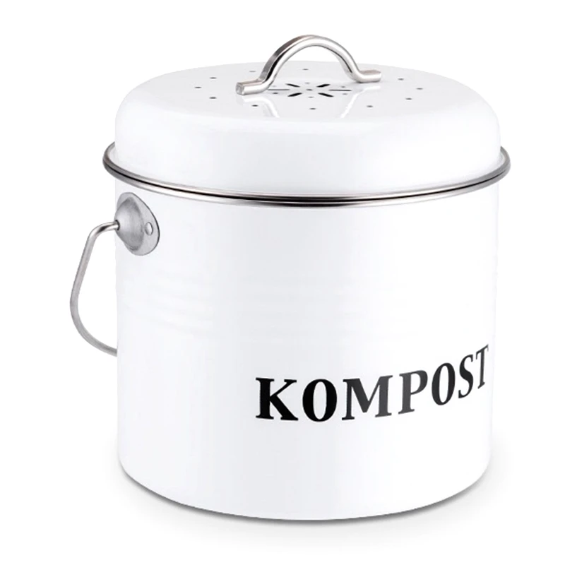 Кухонный компостный ящик на 5 л, Органическая самодельная мусорная корзина, железная круглая корзина с фильтром и листьями, удобрение для сада «сделай сам»
Кухонный компостный ящик на 5 л, Органическая самодельная мусорная корзина, железная круглая корзина с фильтром и листьями, удобрение для сада «сделай сам»
