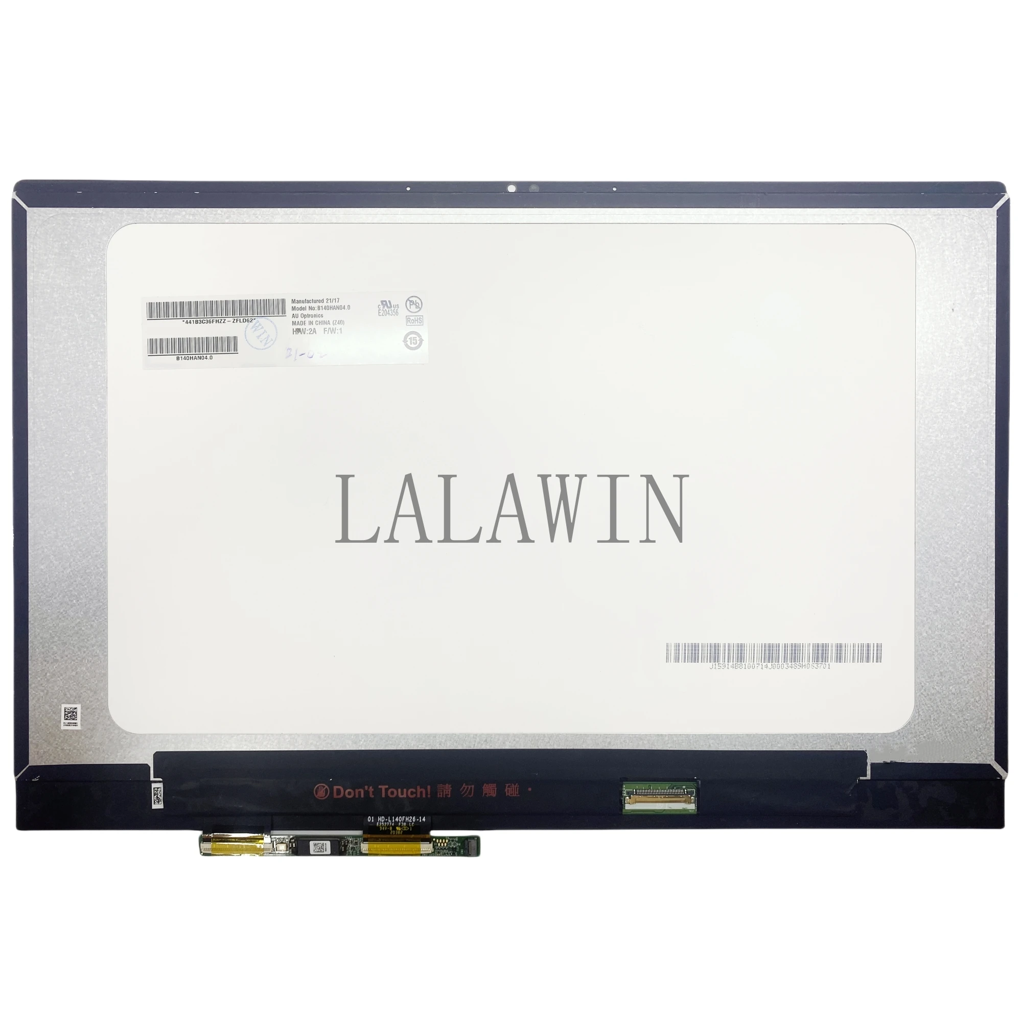 B140HAN04.0 14.0''FHD Laptop LCD Touch Screen Digitizer Assembly For Acer CP514-1WH No frame 01 HD-L140FH26-14
B140HAN04.0 14.0''FHD Laptop LCD Touch Screen Digitizer Assembly For Acer CP514-1WH No frame 01 HD-L140FH26-14