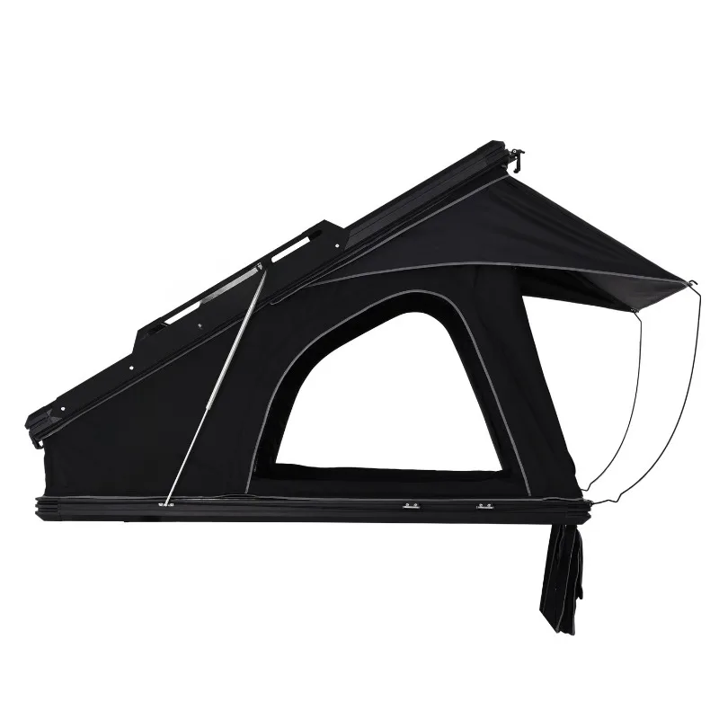 Padded aluminum triangular roof tent, automatic folding, send off-road car tent
Padded aluminum triangular roof tent, automatic folding, send off-road car tent
