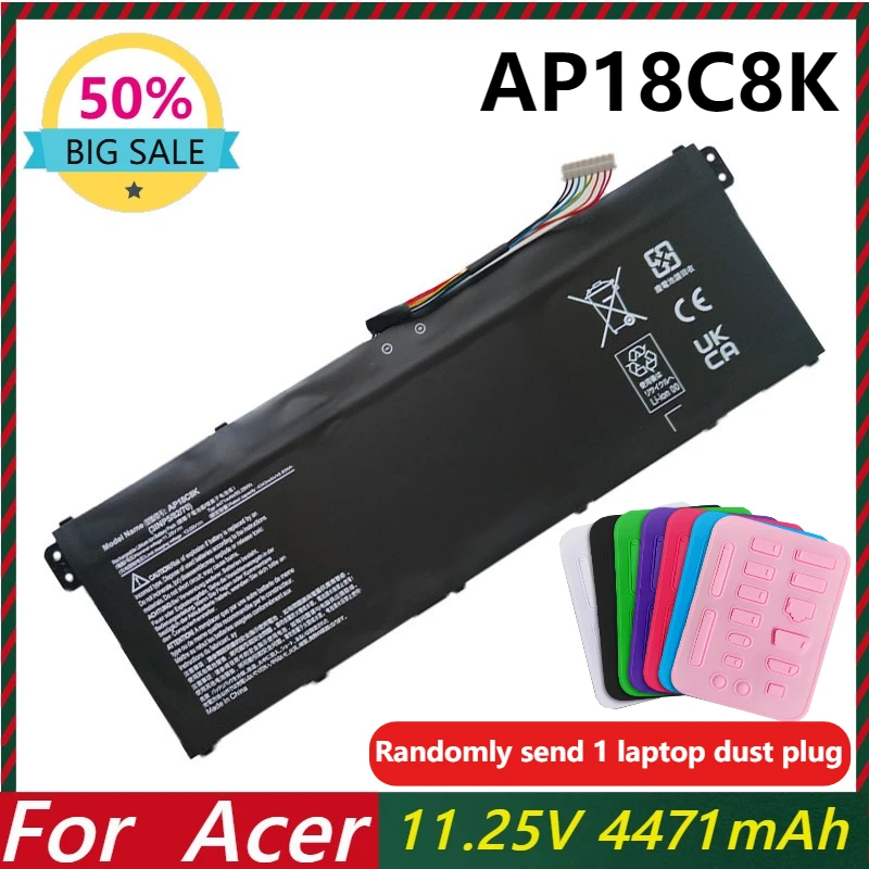 AP18C8K Battery Replacement for Acer Aspire 5 A514-54 A514-54G A515-56 A515-56G A515-56T A514-52 A514-52K-36GL Aspire 7 A715-42G
AP18C8K Battery Replacement for Acer Aspire 5 A514-54 A514-54G A515-56 A515-56G A515-56T A514-52 A514-52K-36GL Aspire 7 A715-42G