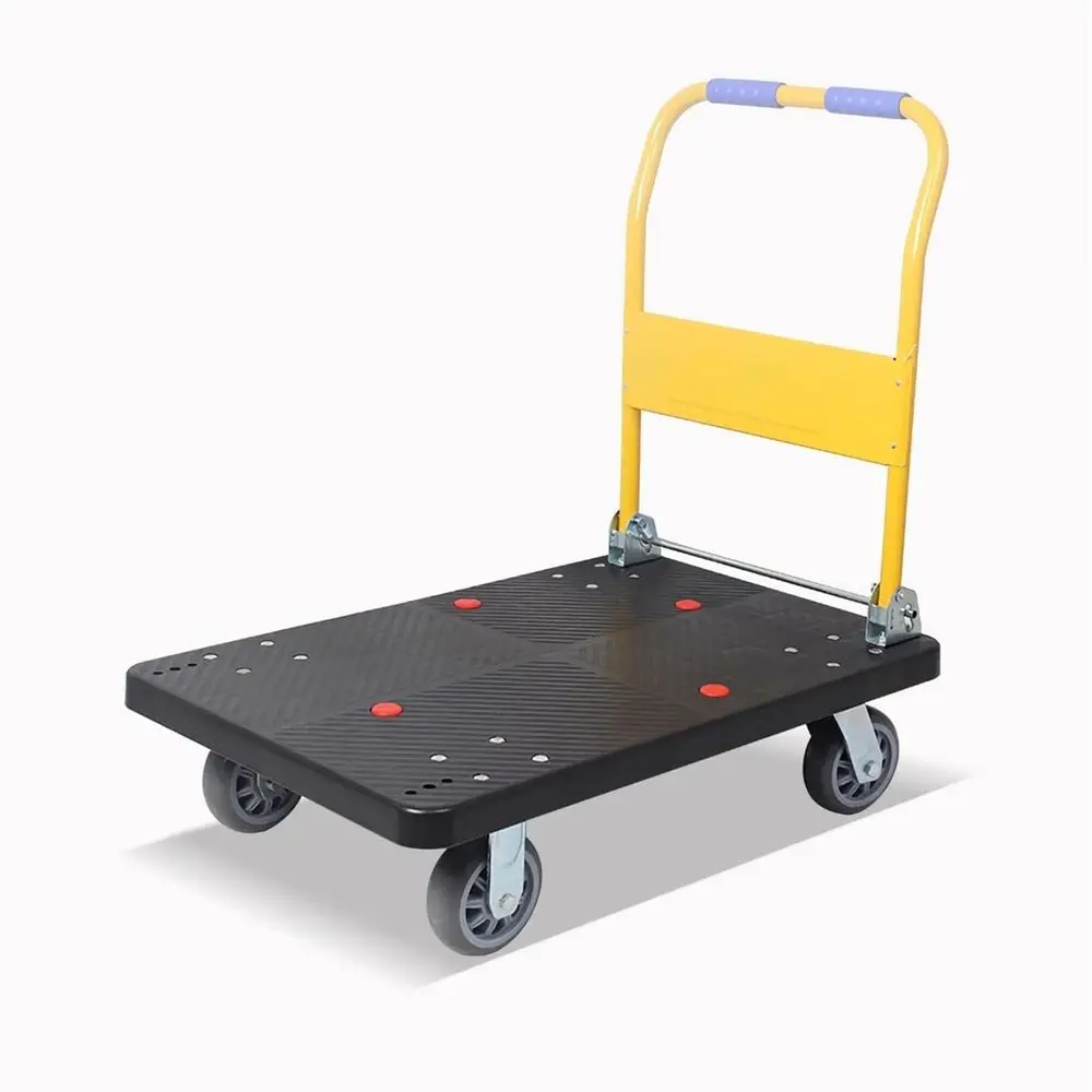 Plastic Platform Hand Truck with Metal Handle for Efficient Moving in Warehouses and Basements
Plastic Platform Hand Truck with Metal Handle for Efficient Moving in Warehouses and Basements