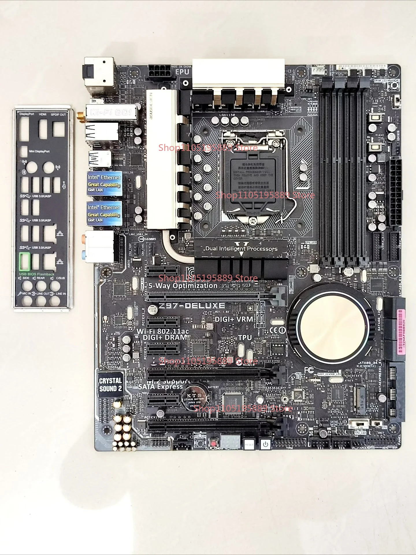 For ASUS Z97-DELUXE Main Board, Perfect Pins, CPU 16-phase Power Supply
For ASUS Z97-DELUXE Main Board, Perfect Pins, CPU 16-phase Power Supply