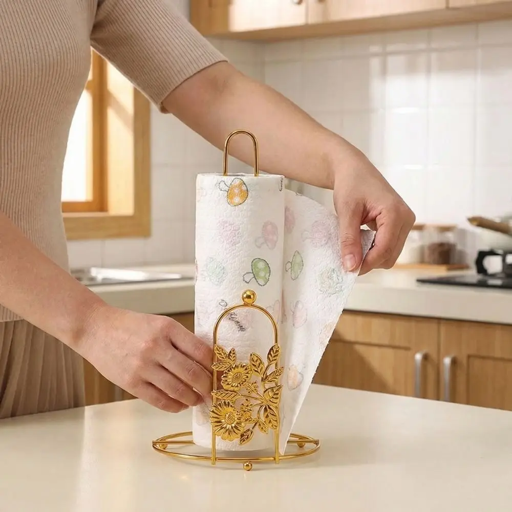 Creative Iron Tree Paper Towel Holder Free Standing One-handed Tear Vertical Paper Shelf Gold Decorative Tissue Stand Farmhouse
Creative Iron Tree Paper Towel Holder Free Standing One-handed Tear Vertical Paper Shelf Gold Decorative Tissue Stand Farmhouse