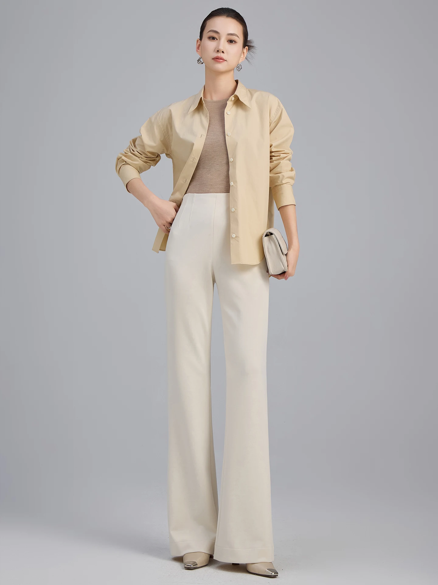 High Waist Flared Pants Women's Slimming Long Leg Supermodel Cloud Bell Bottoms Comfortable Elastic Fabric Commute Style Spri...
High Waist Flared Pants Women's Slimming Long Leg Supermodel Cloud Bell Bottoms Comfortable Elastic Fabric Commute Style Spri...