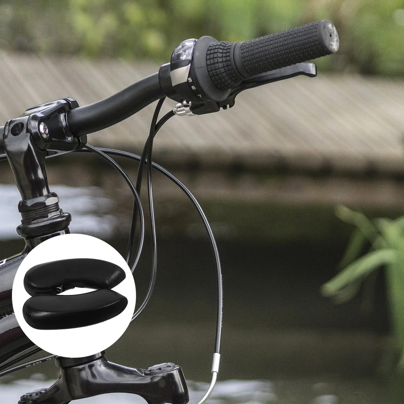 1Pair Mountain Bike Handlebar Extension Aluminum Alloy Ergonomic Non-Slip Auxiliary Rest Handle for Comfortable Riding Control
1Pair Mountain Bike Handlebar Extension Aluminum Alloy Ergonomic Non-Slip Auxiliary Rest Handle for Comfortable Riding Control