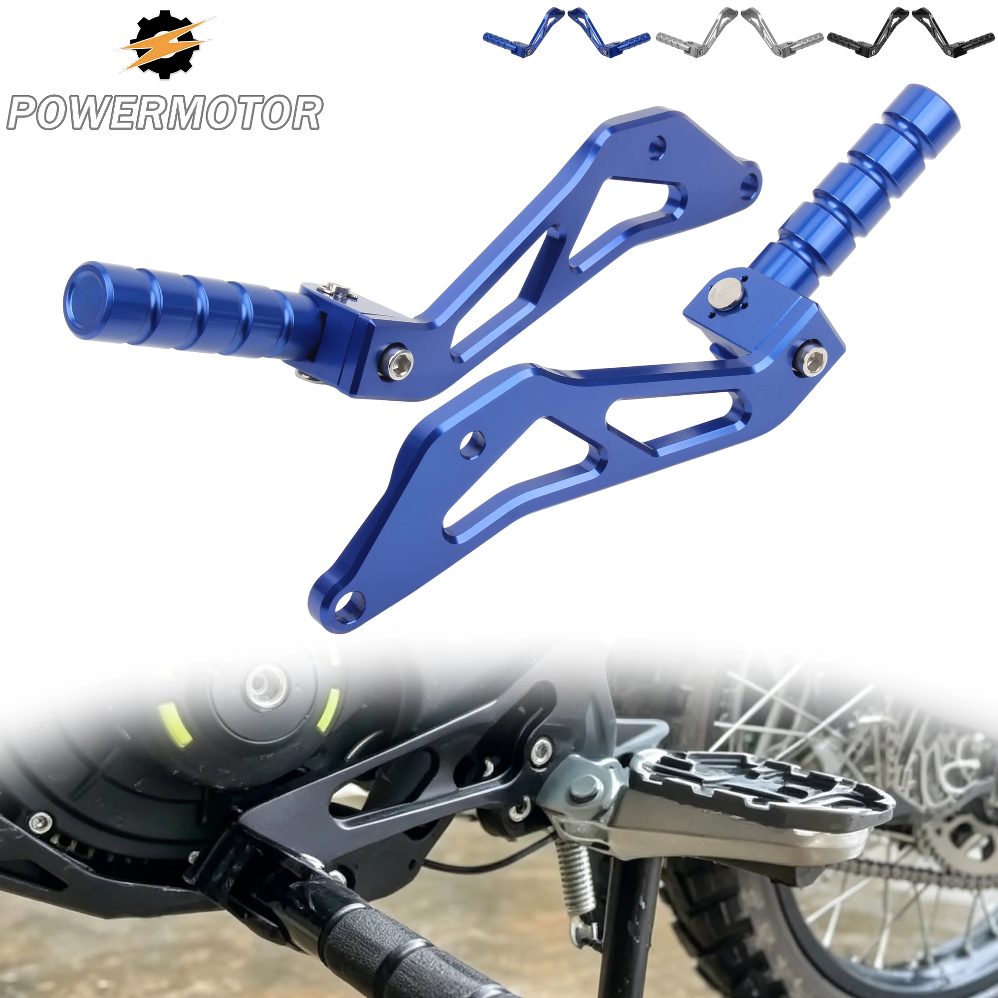 Electric Motorcycle Rear Passenger Foot Peg For SURRON Sur-Ron Light Bee X For Segway X160 X260 DirtBike Rests Pedal Peg Bracket
Electric Motorcycle Rear Passenger Foot Peg For SURRON Sur-Ron Light Bee X For Segway X160 X260 DirtBike Rests Pedal Peg Bracket