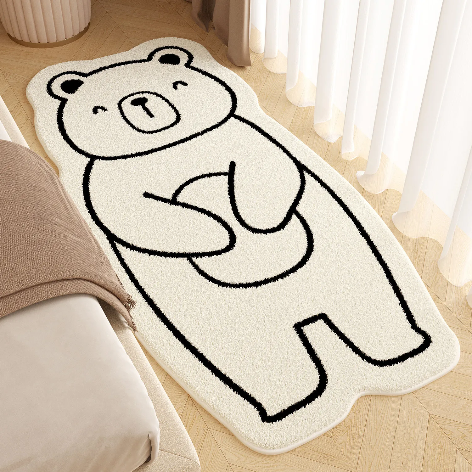 Cute fiuffy Bear Creative Irregular And Irregular Shaped Carpet Cartoon Bedroom Decoration Bedside Carpet Home Decoration
Cute fiuffy Bear Creative Irregular And Irregular Shaped Carpet Cartoon Bedroom Decoration Bedside Carpet Home Decoration