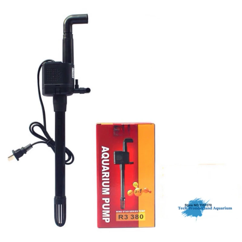 Submersible pump for aquarium multifunction water pump fish tank bomb oxygen fish tank mute filter pump R3 380/R3-380
Submersible pump for aquarium multifunction water pump fish tank bomb oxygen fish tank mute filter pump R3 380/R3-380