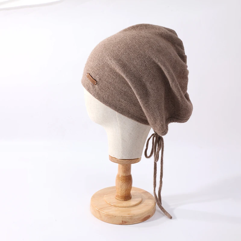 100% Pure Cashmere Knitted Hooded Hat Women Neck Collar Head Drawstring Thick Beanies Warm Soft Adjustable Elastic Bonnet Hats
100% Pure Cashmere Knitted Hooded Hat Women Neck Collar Head Drawstring Thick Beanies Warm Soft Adjustable Elastic Bonnet Hats