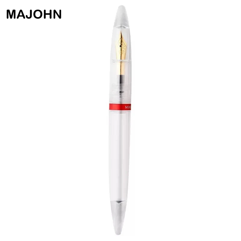 Majohn M2 Plus Transparent Resin Fountain Pen F Nib Pink/Gold Color Office Student Writing Practice Pens School Office Supplies
Majohn M2 Plus Transparent Resin Fountain Pen F Nib Pink/Gold Color Office Student Writing Practice Pens School Office Supplies