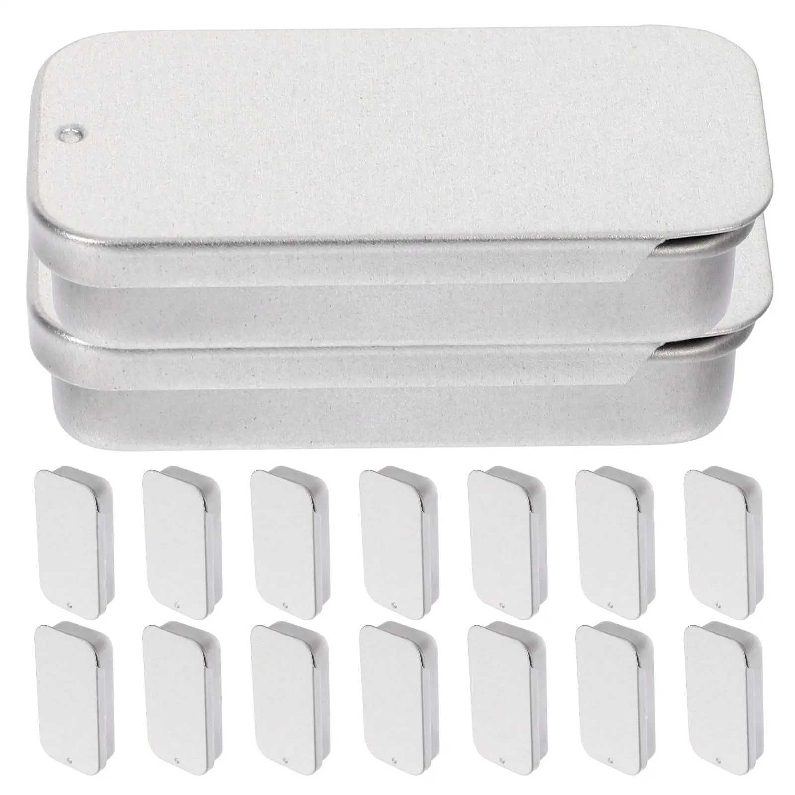 16 Pcs Push-pull Balm Lid Tinplate Boxes Small Candy Jars with Lids Metal Retro Style Portable Tins Travel
16 Pcs Push-pull Balm Lid Tinplate Boxes Small Candy Jars with Lids Metal Retro Style Portable Tins Travel