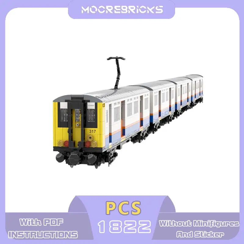 MOC 8 Wide Class 317 Train Building Blocks Motorised Electric Multiple Unit Modern City Commuter Railway Carriage Bricks Gift
MOC 8 Wide Class 317 Train Building Blocks Motorised Electric Multiple Unit Modern City Commuter Railway Carriage Bricks Gift