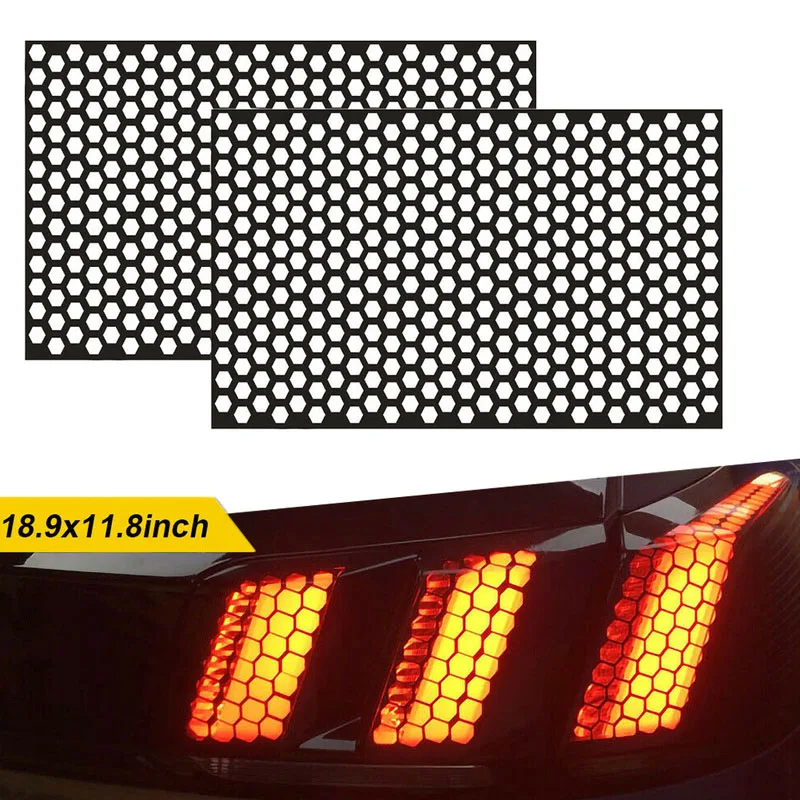 48*30CM 1Pcs Car DIY Honeycomb Sticker Auto Rear Tail Light Lamp Car StylingTaillight Hollow Fashion Decals Decoration Wrap Film
48*30CM 1Pcs Car DIY Honeycomb Sticker Auto Rear Tail Light Lamp Car StylingTaillight Hollow Fashion Decals Decoration Wrap Film
