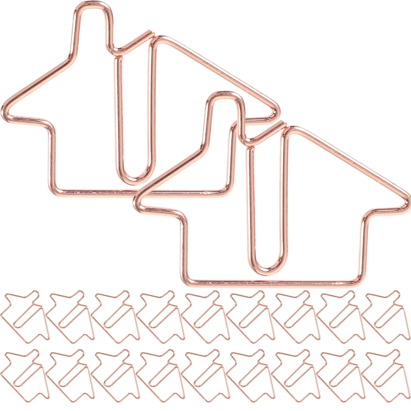 Adorable Paper Clips Paperclips Decorate Rose Gold Carbon Steel Decorative Small 
Adorable Paper Clips Paperclips Decorate Rose Gold Carbon Steel Decorative Small