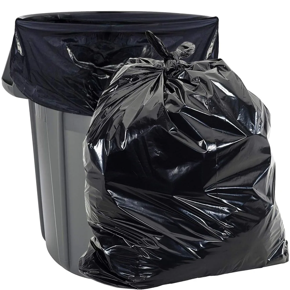 Heavy Duty 55 Gallon Trash Bags 50 Count 1.5 MIL Industrial Strength 35x55 Inch Fits 50-55 Gallon Cans
Heavy Duty 55 Gallon Trash Bags 50 Count 1.5 MIL Industrial Strength 35x55 Inch Fits 50-55 Gallon Cans