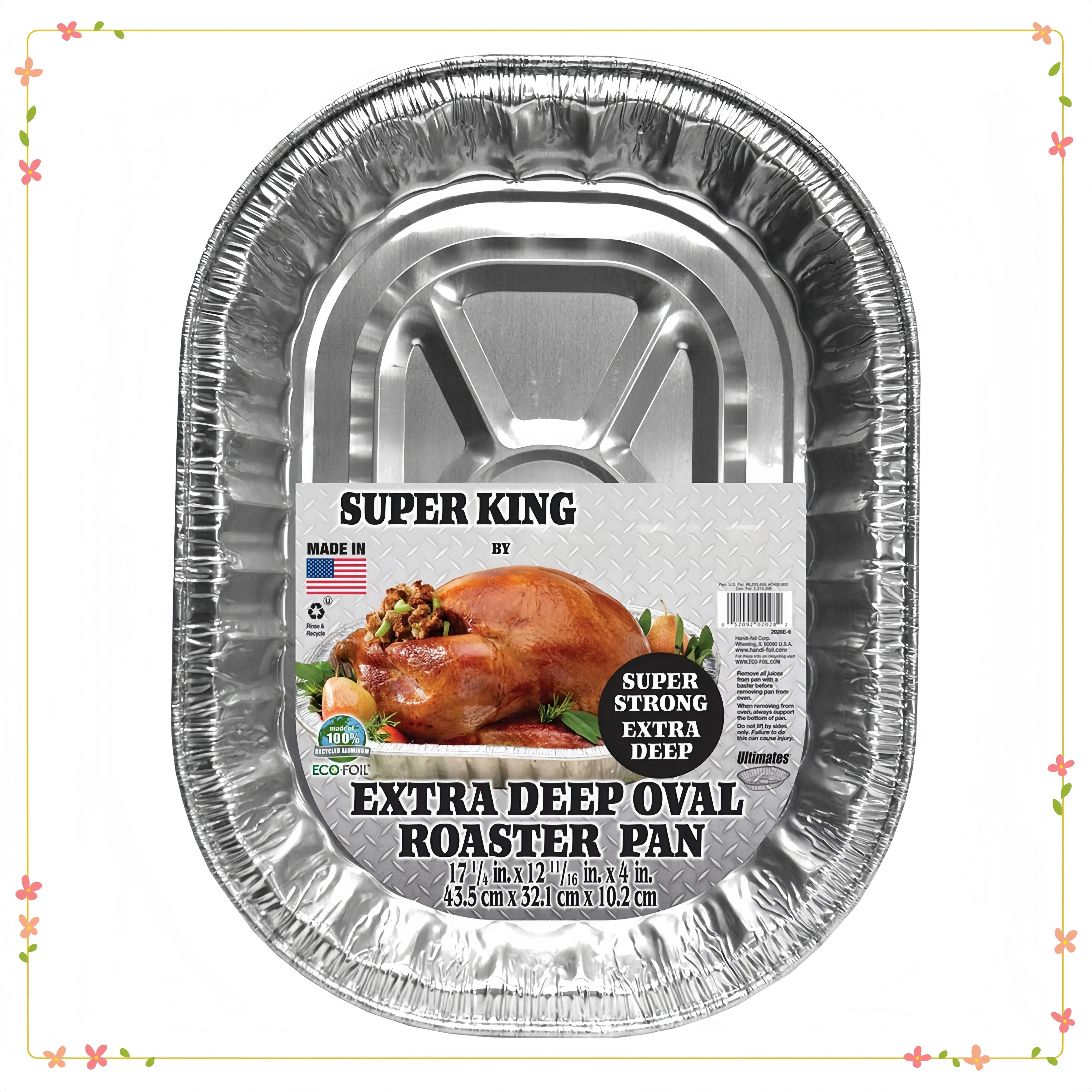 (3 шт.) Очень глубокая овальная жаровня, алюминиевый противень для выпечки курицы из индейки, одноразовая сковорода для жарки в духовке 
(3 шт.) Очень глубокая овальная жаровня, алюминиевый противень для выпечки курицы из индейки, одноразовая сковорода для жарки в духовке