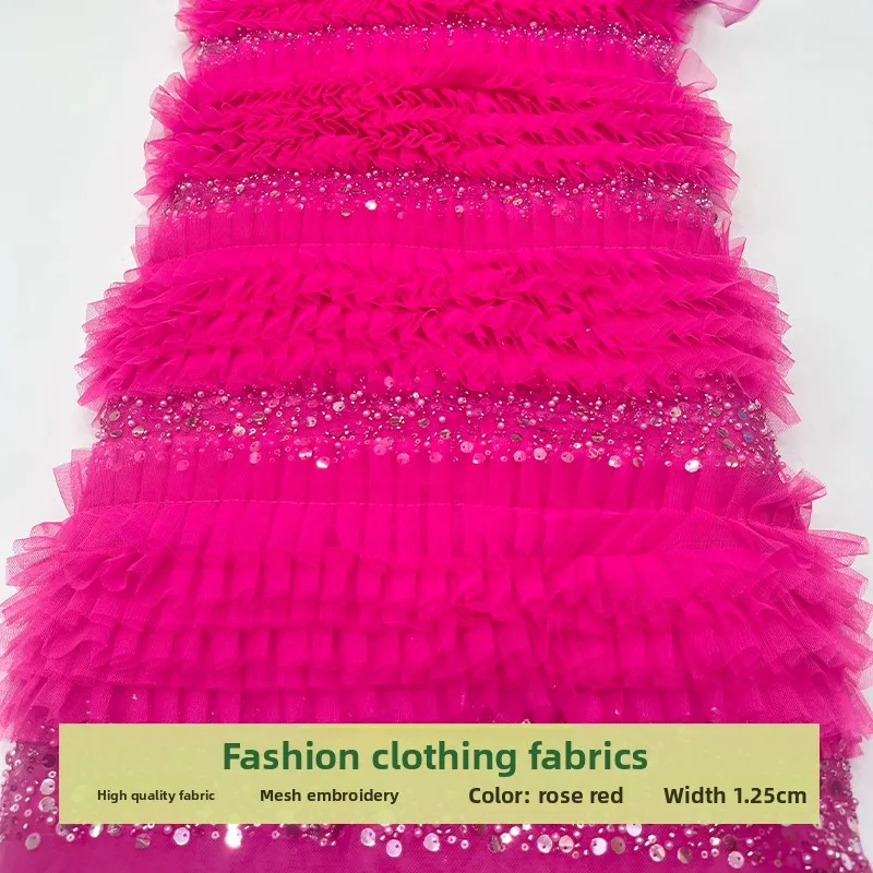 Multi Layer Lace Bead Sequins Mesh Fabric for Performance Costume Dress Clothing Diy Cloth By The Yard Sewing Material
Multi Layer Lace Bead Sequins Mesh Fabric for Performance Costume Dress Clothing Diy Cloth By The Yard Sewing Material