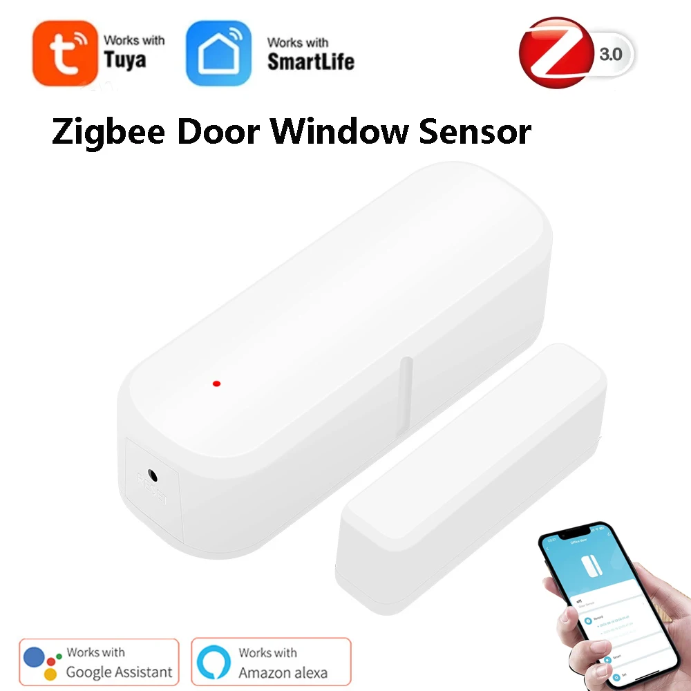 Tuya Smart Zigbee3.0 Door Sensor Open Close Detector Smartlife App Control Notification HUB Requires Work with Alexa Google Home
Tuya Smart Zigbee3.0 Door Sensor Open Close Detector Smartlife App Control Notification HUB Requires Work with Alexa Google Home