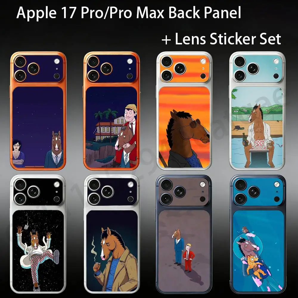 B-BoJack Horseman For iPhone 17Pro/ProMax Battry Back Cover with Camera Decal Skin Rear Protective Sticker Film
B-BoJack Horseman For iPhone 17Pro/ProMax Battry Back Cover with Camera Decal Skin Rear Protective Sticker Film