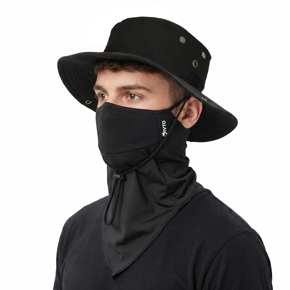 2pcs/set Men's Women's Sunscreen Wide Brimmed Hat Elastic Breathable Half-face Mask Mixed Set For Outdoor Hiking Fishing
2pcs/set Men's Women's Sunscreen Wide Brimmed Hat Elastic Breathable Half-face Mask Mixed Set For Outdoor Hiking Fishing