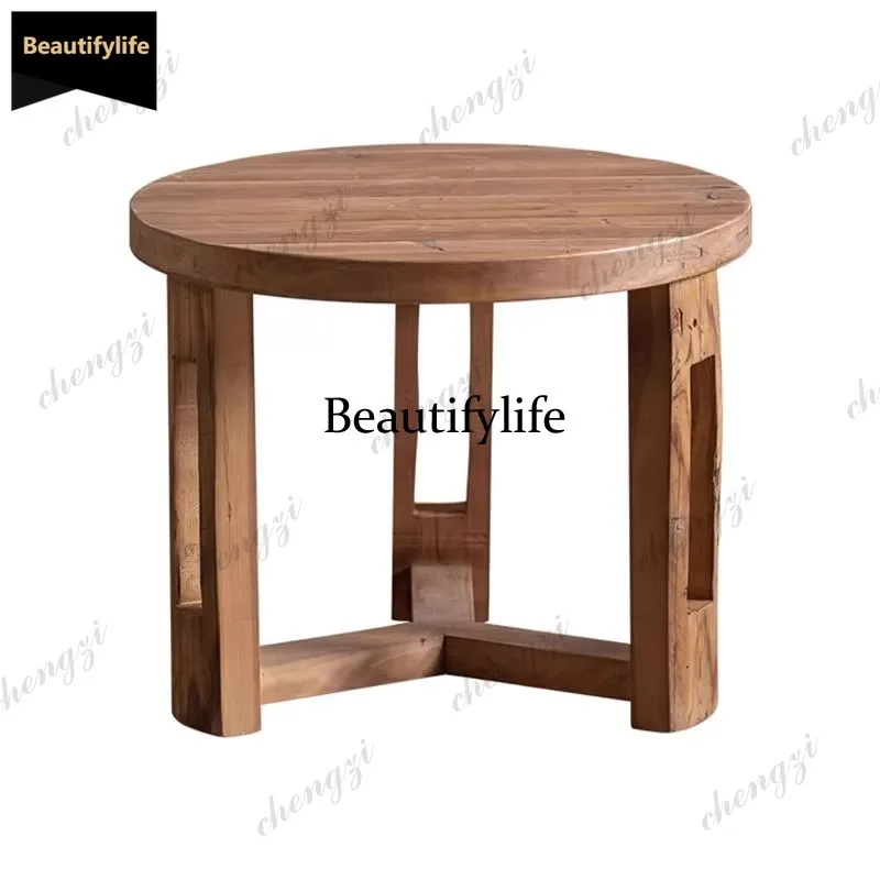 Q181 Outdoor leisure coffee table courtyard waterproof open-air model room solid wood corner few bed and breakfast furniture
Q181 Outdoor leisure coffee table courtyard waterproof open-air model room solid wood corner few bed and breakfast furniture