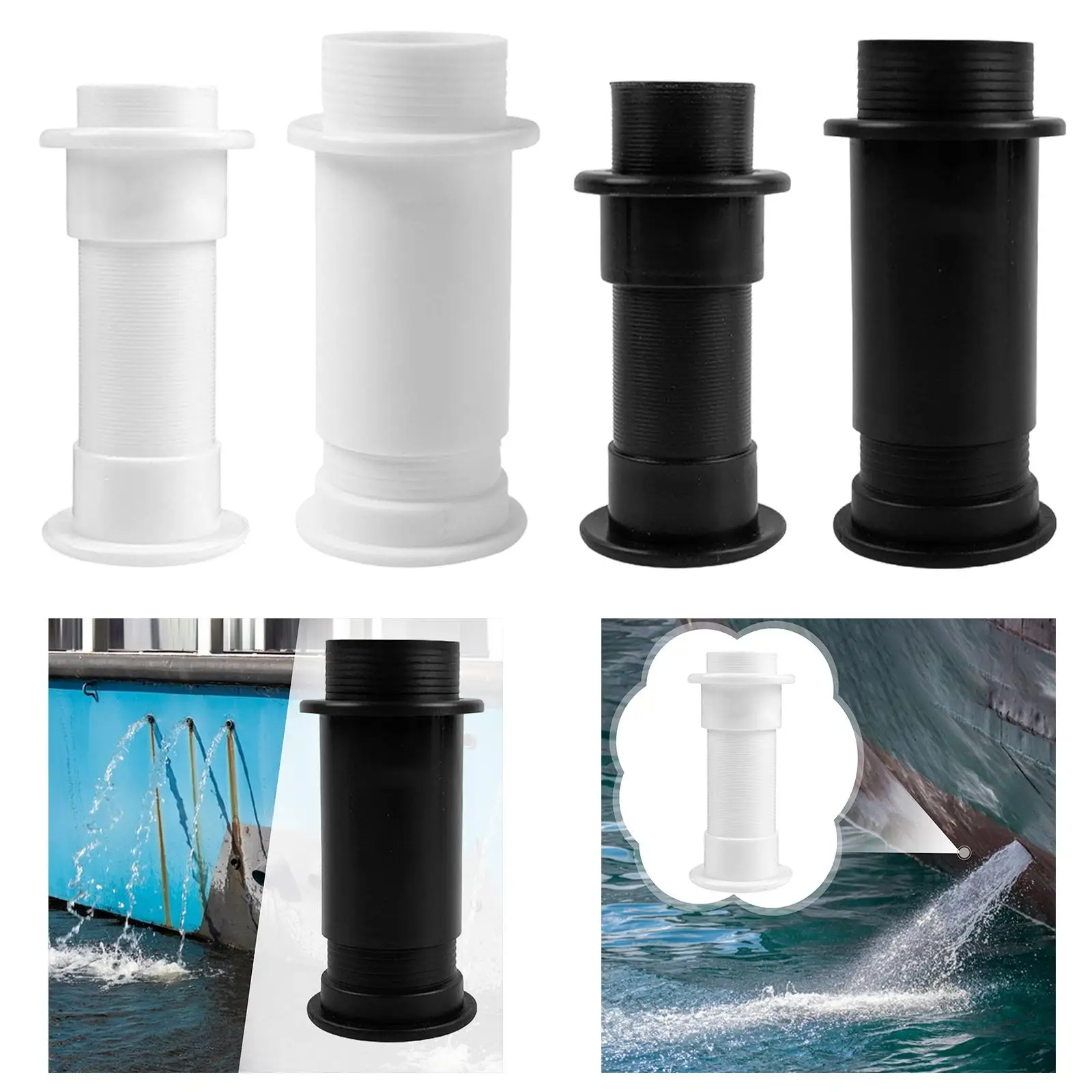 Hull Side Drain Plug Boat Auxiliary Tube Plastic Marine Plumbing Fitting for Yacht Cabins and Tanks
Hull Side Drain Plug Boat Auxiliary Tube Plastic Marine Plumbing Fitting for Yacht Cabins and Tanks
