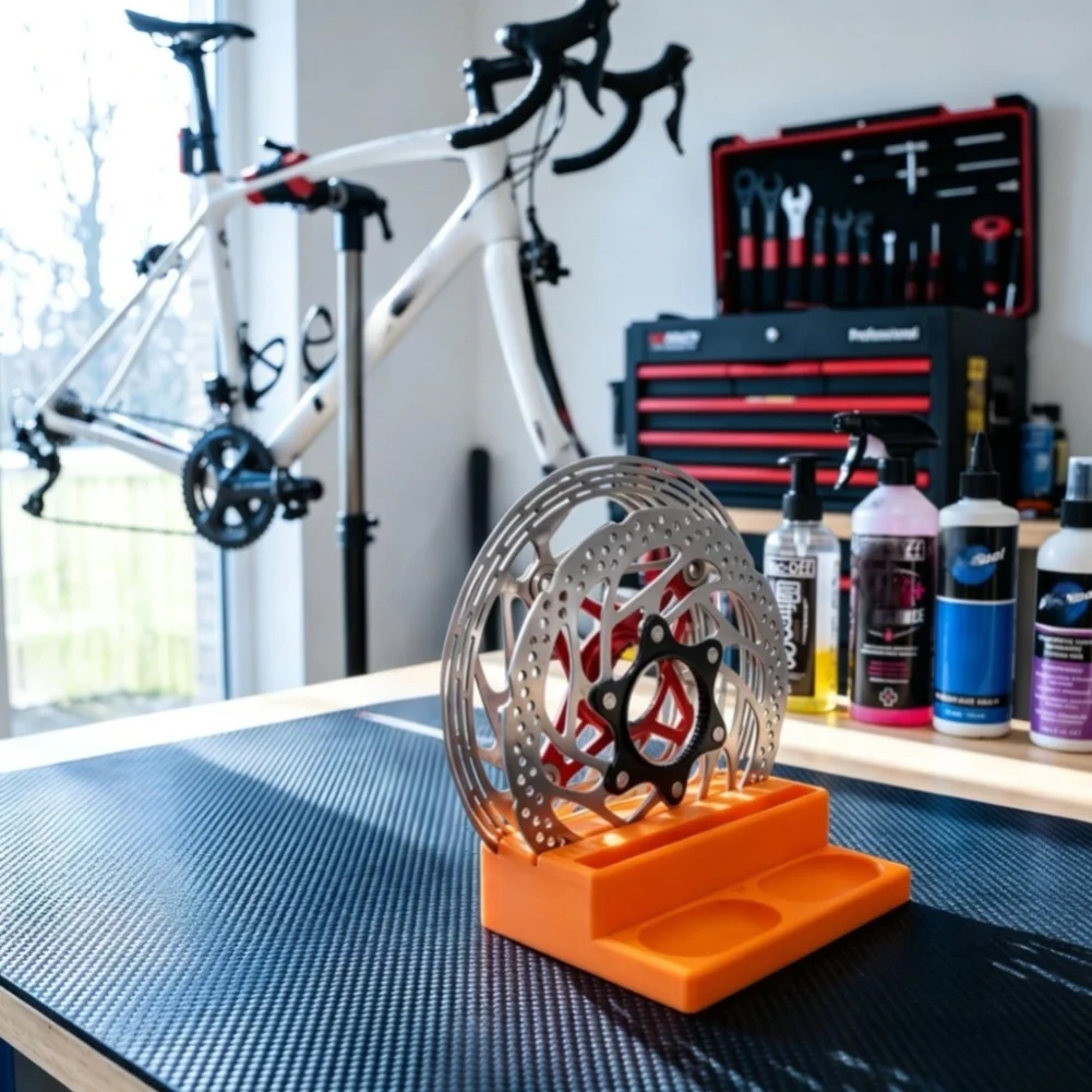 ABS Storage Base for Bicycle Disc Brake Rotors Pads and Bolts Maintenance Stand 14x10x4cm Orange Compact Design
ABS Storage Base for Bicycle Disc Brake Rotors Pads and Bolts Maintenance Stand 14x10x4cm Orange Compact Design