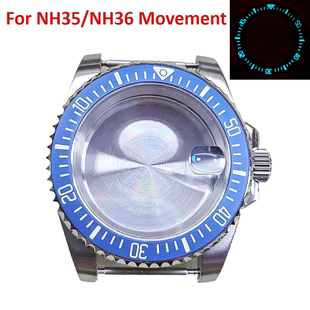 Новый корпус часов 40 мм, наклонный синий ободок Lume Cyclops для SUB GMT NH35/NH36, автоматический механизм, 5ATM, детали для часов «сделай сам»
Новый корпус часов 40 мм, наклонный синий ободок Lume Cyclops для SUB GMT NH35/NH36, автоматический механизм, 5ATM, детали для часов «сделай сам»