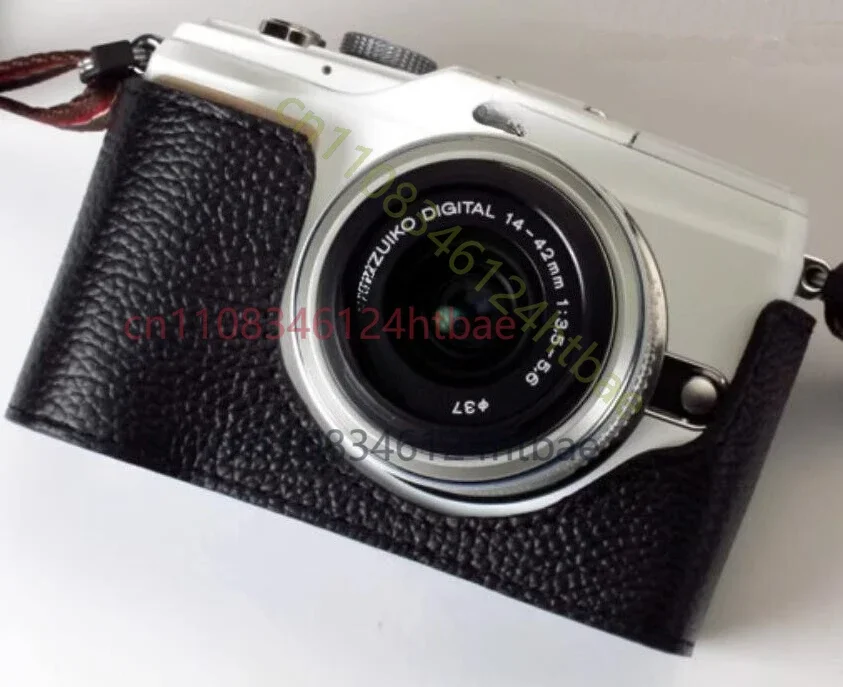 Genuine Real Leather Handmade Half Camera Case Bag Cover For Olympus EPL2 E-PL2
Genuine Real Leather Handmade Half Camera Case Bag Cover For Olympus EPL2 E-PL2