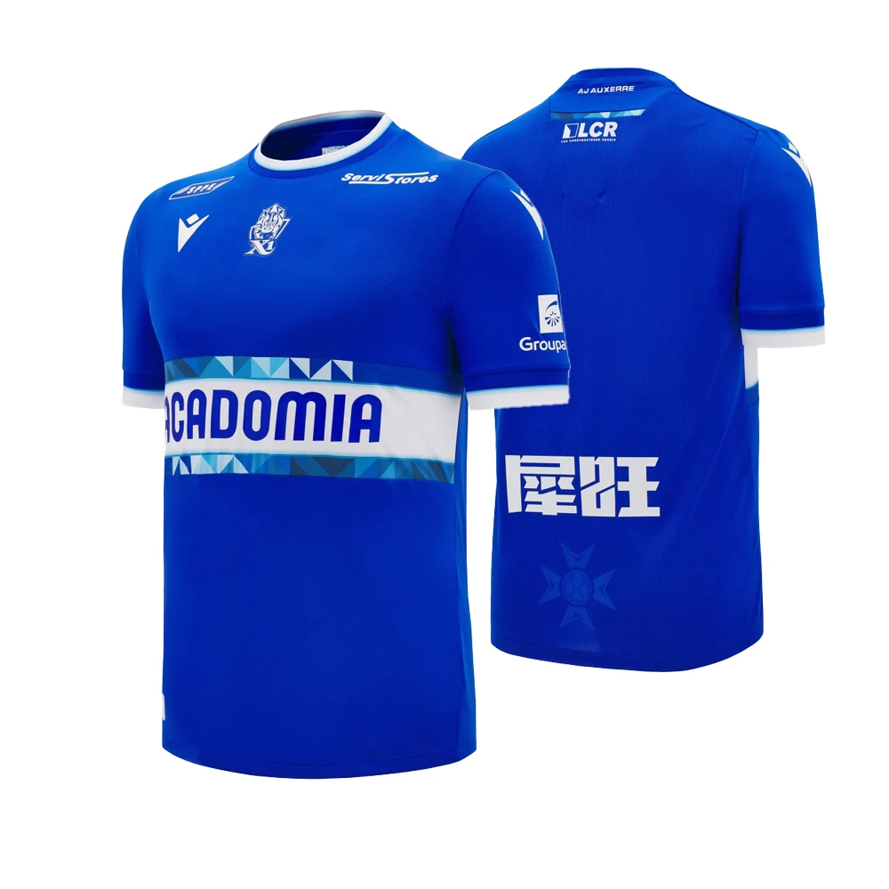 Macron 2024-25 Season Home And Away Commemorative Jersey Summer Breathable Blue Game Training Jersey Fan Commemorative Jersey 
Macron 2024-25 Season Home And Away Commemorative Jersey Summer Breathable Blue Game Training Jersey Fan Commemorative Jersey