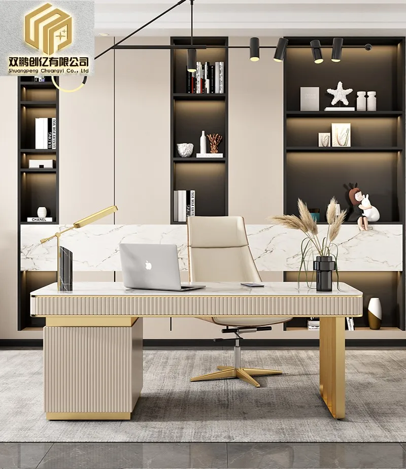 Light luxury slate table small family bedroom indoor study computer desk office desk home
Light luxury slate table small family bedroom indoor study computer desk office desk home