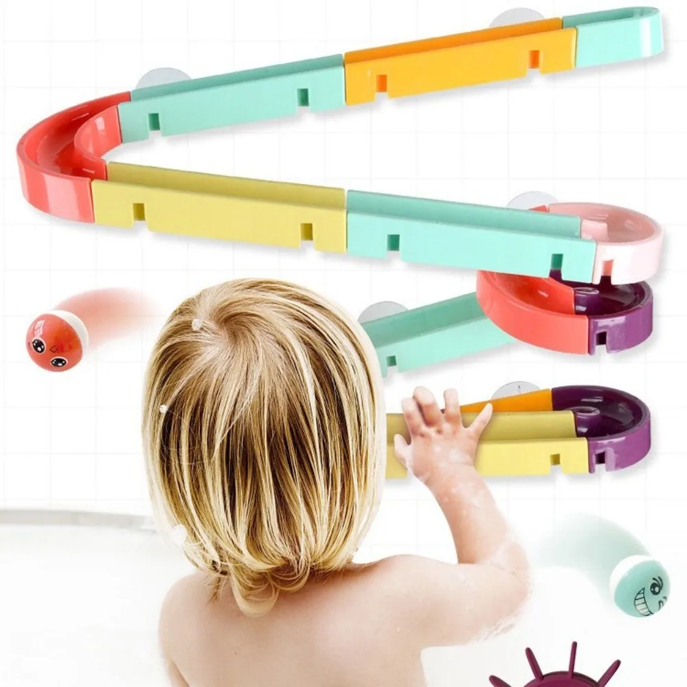 12/24/44pcs Plastic Bathroom Track Toys with Rubber Ducks and Ball Multicoloured Baby Bath Toys DIY Shower Carousel
12/24/44pcs Plastic Bathroom Track Toys with Rubber Ducks and Ball Multicoloured Baby Bath Toys DIY Shower Carousel
