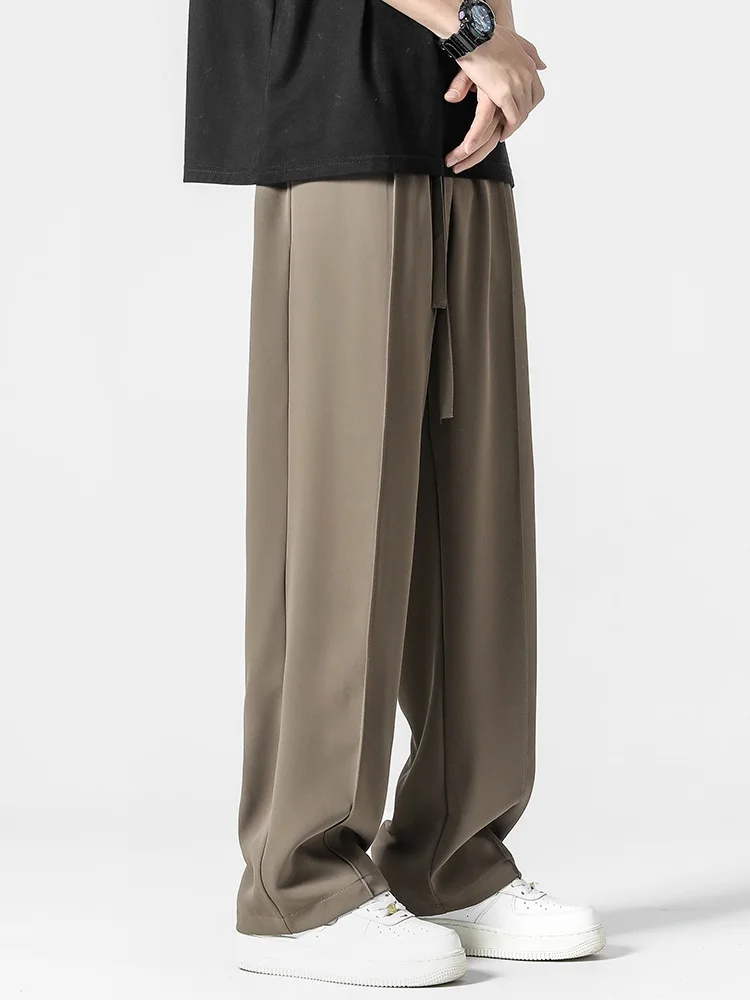 American Sle Ice Silk Men's Summer Thin Straight Leg Drapey Wide Leg Casual Long Trousers Loose plus Size Trendy Brand
American Sle Ice Silk Men's Summer Thin Straight Leg Drapey Wide Leg Casual Long Trousers Loose plus Size Trendy Brand
