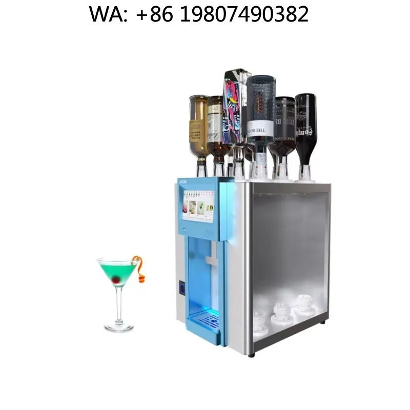 Luxury Smart Cocktail Making Robot Stainless Steel Touch Screen Automatic Bartending Device Multifunctional Commercial Drink Eq
Luxury Smart Cocktail Making Robot Stainless Steel Touch Screen Automatic Bartending Device Multifunctional Commercial Drink Eq