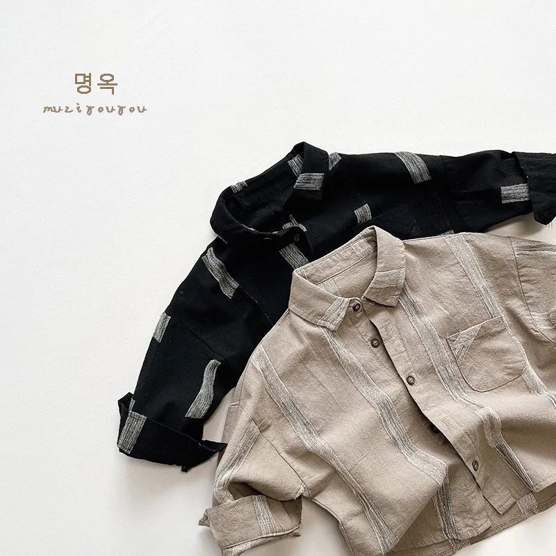 Boys' Shirt, Spring and Autumn New Style, Children's Pure Cotton Cardigan Top, Girls' Korean Version Jacket, Children's Clothing
Boys' Shirt, Spring and Autumn New Style, Children's Pure Cotton Cardigan Top, Girls' Korean Version Jacket, Children's Clothing