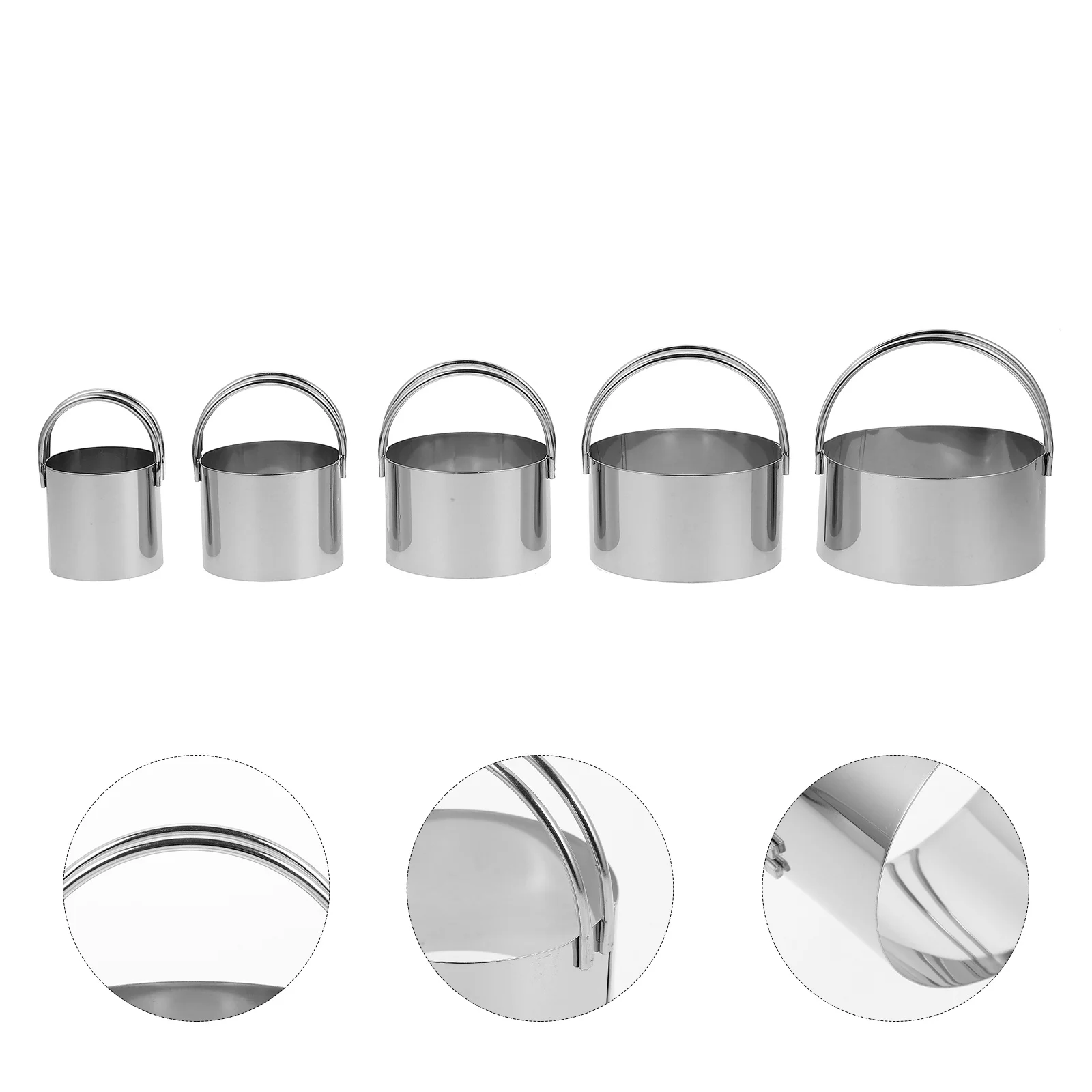 5pcs Round Cake Shapes Lightweight Baking Molds For Cookies Dough Cutter Stainless Biscuit Molds Cookie Shaping Tool Kitchen Bar
5pcs Round Cake Shapes Lightweight Baking Molds For Cookies Dough Cutter Stainless Biscuit Molds Cookie Shaping Tool Kitchen Bar
