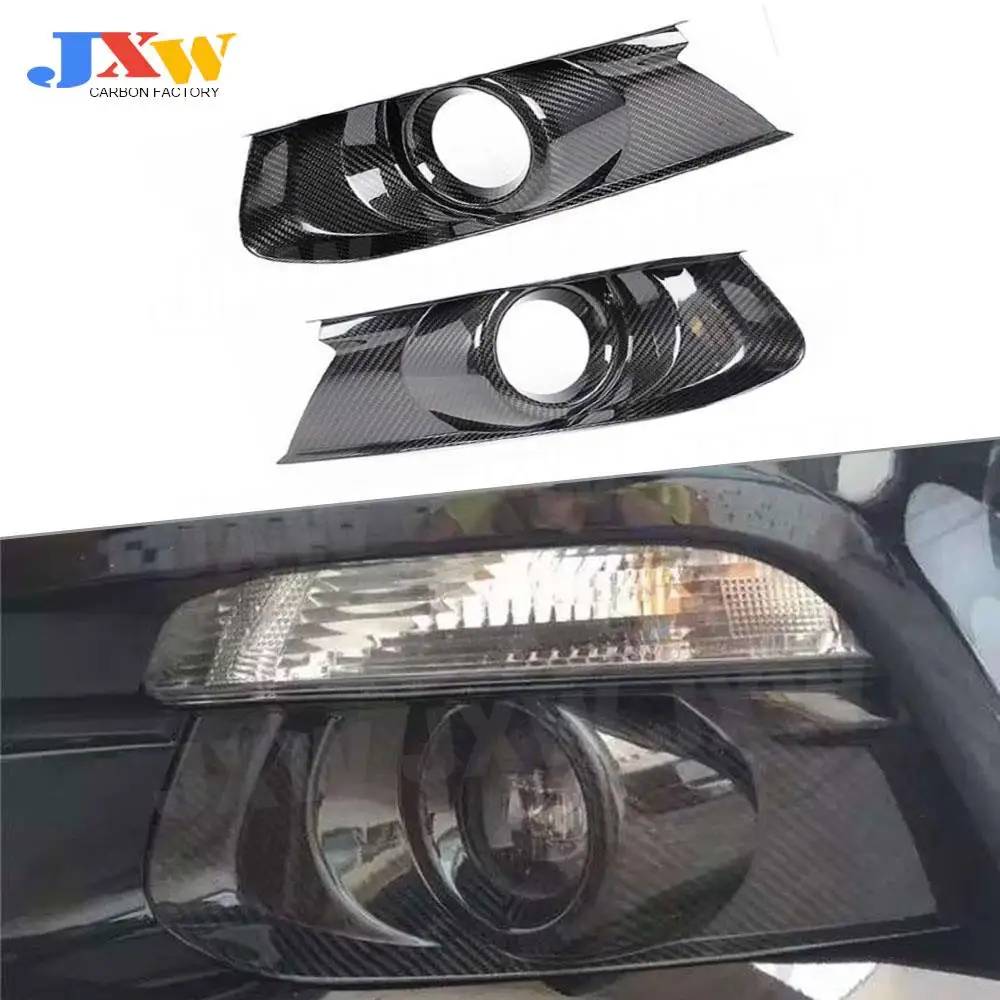 Carbon Fiber Front Rear Bumper Fog Lamp Light Covers Tail Trims for Ford Mustang 2015 2016 2017 2018
Carbon Fiber Front Rear Bumper Fog Lamp Light Covers Tail Trims for Ford Mustang 2015 2016 2017 2018
