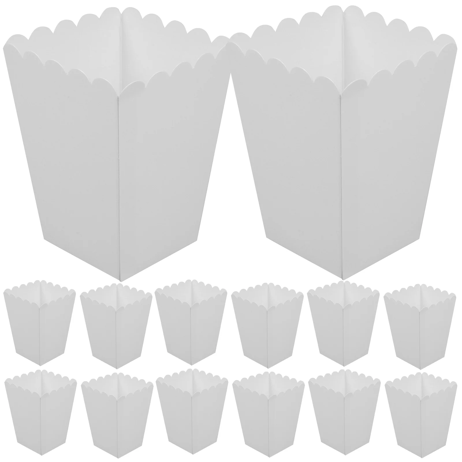 40 Pcs Kid Popcorn Box Greaseproof Candy Holders White Cardboard Cookie Snack Containers
40 Pcs Kid Popcorn Box Greaseproof Candy Holders White Cardboard Cookie Snack Containers